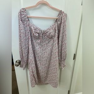 Cottage Core flower print dress